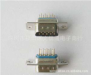 插板式DP9公 直插 DB9連接器RS232串口