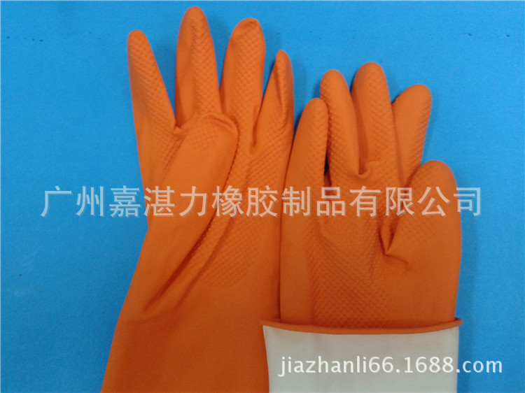 净牌家用橙色手套 (11)