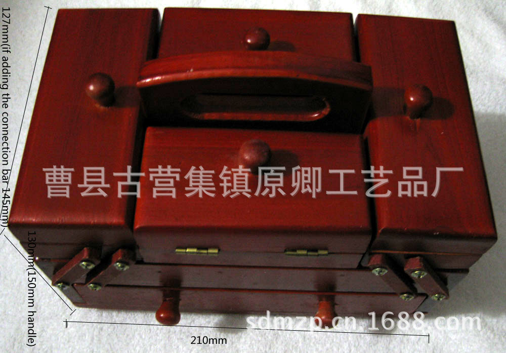 wooden box size