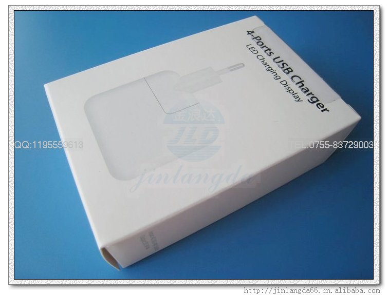 精仿蘋果二代4USB充電器