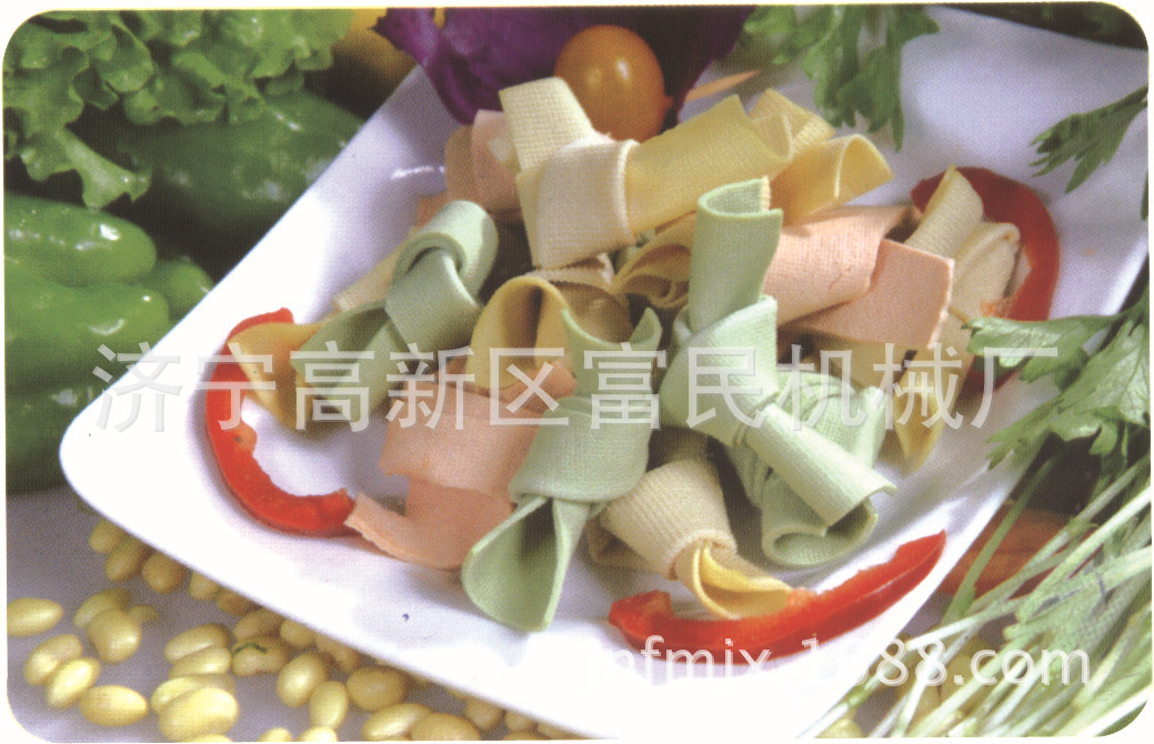 彩色豆腐皮样品