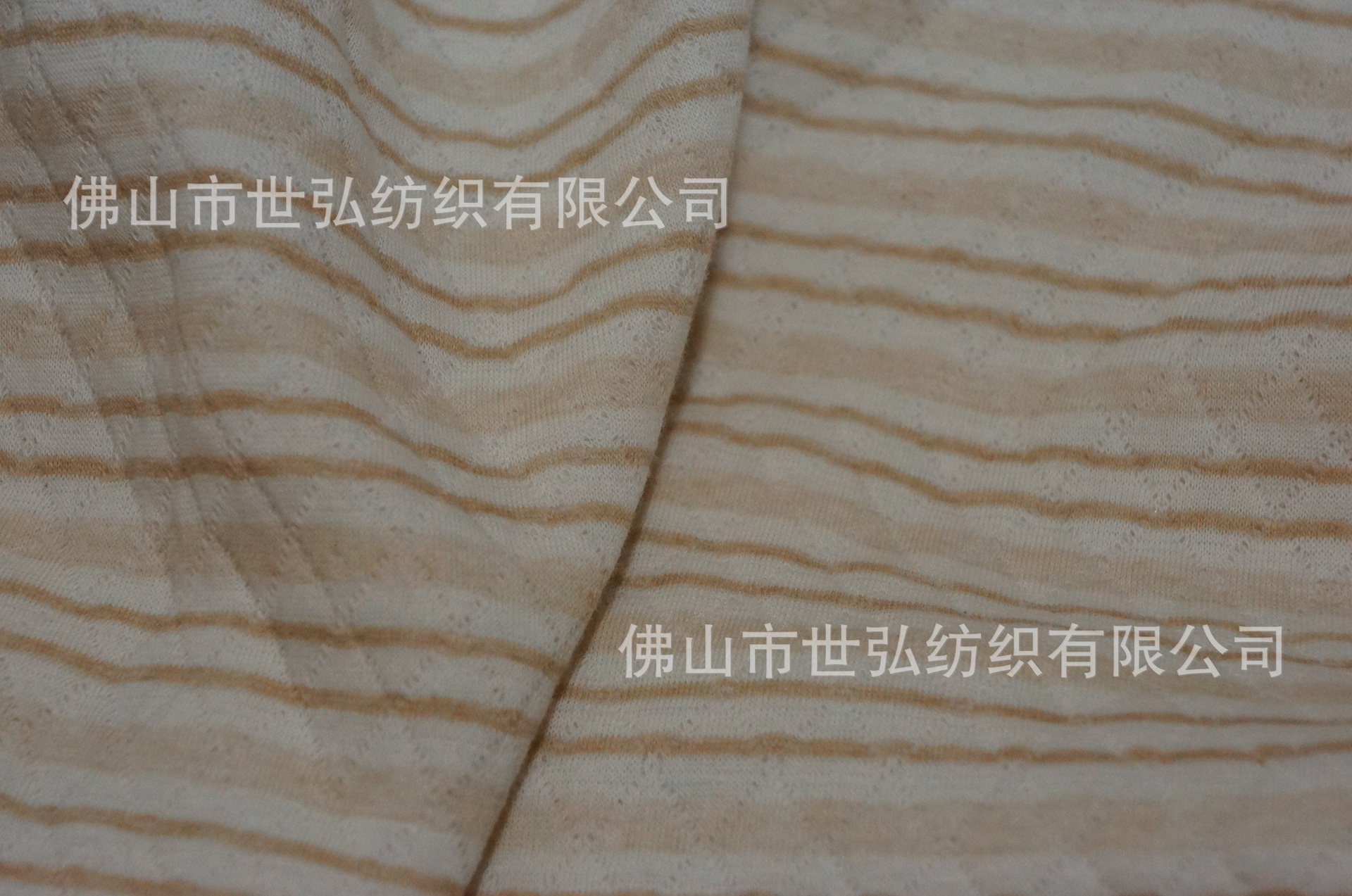 佛山工厂现货供应 间条夹丝菱形提花 婴童专用布
