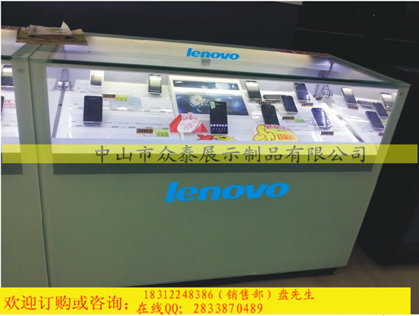 联想手机柜台logo透光_
