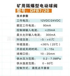 矿用隔爆型电动球阀 说明