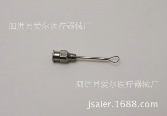 雞心式沖洗晶體線環(桿件)