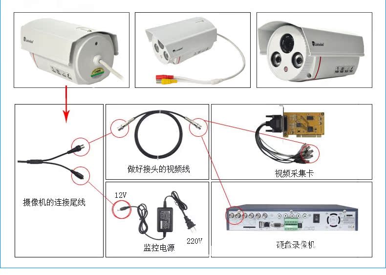 安防监控摄像头监控摄像机1200线红外摄像机 高清监控器厂家生产
