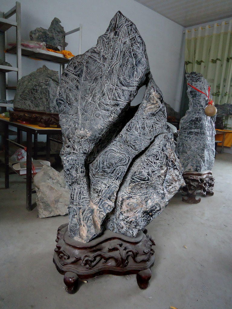 万块灵璧石纹石 天然灵壁奇石 大型灵壁景观石 灵璧观赏石