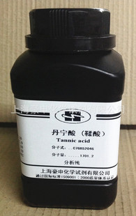 化工原料 化学试剂 丹宁酸(鞣酸)500g/瓶