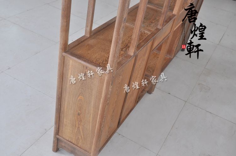 鸡翅木新式博古架 (2)