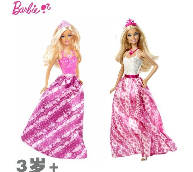 美泰mattel 芭比娃娃barbie 时尚公主 芭比公主舞会x9439