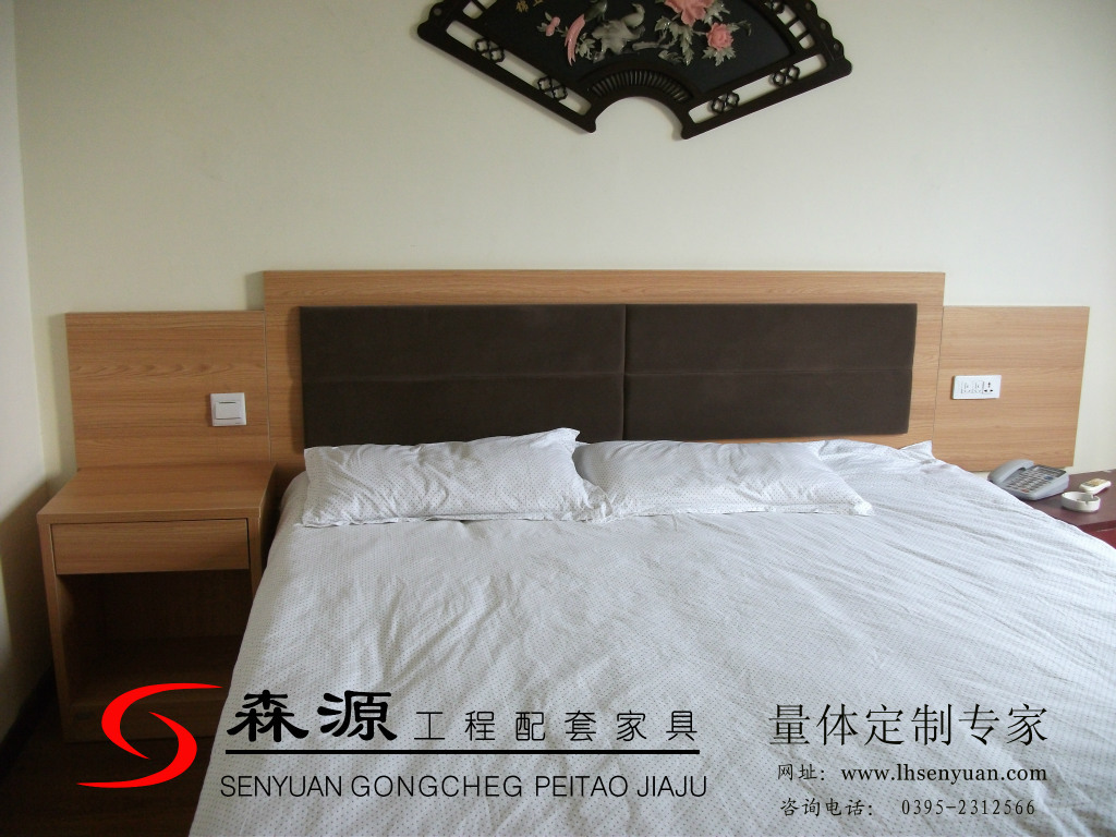 供应 床屏006# 床 酒店客房家具 河南漯河森源家具有限公司