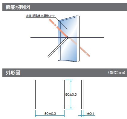 电介质多层膜滤光片-导热镜CLDM2