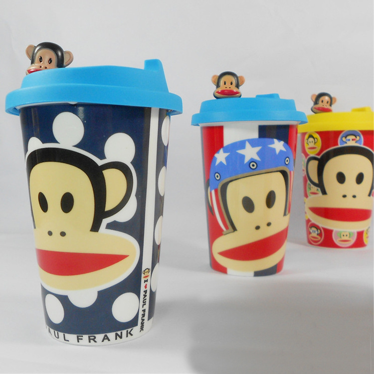 大嘴猴单层杯 创意个性陶瓷水杯 礼品马克杯4