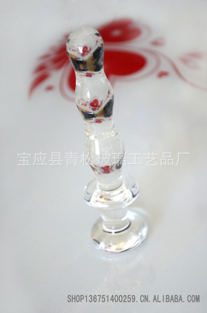 9037愛意十足 水晶玻璃陽具 玻璃自慰器 成人情趣工廠,批發,進口,代購