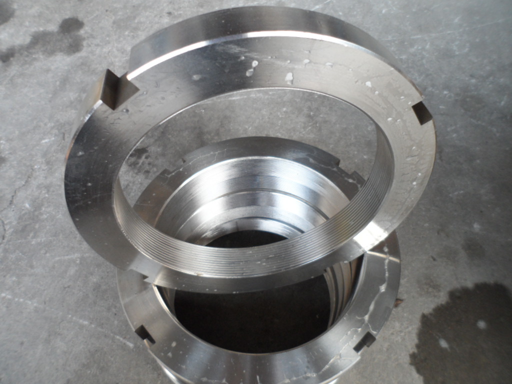 专业生产供应不锈钢开槽圆螺母，不锈钢非标螺母，来图来样加工