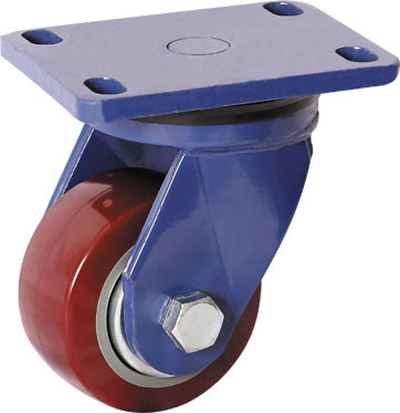 4寸蓝架超重型超级聚氨脂活动轮