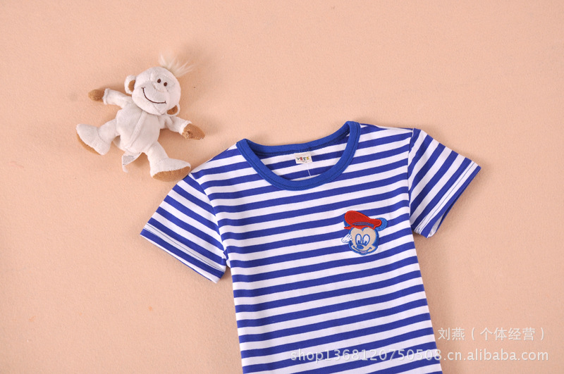 2013夏條紋米奇款T恤(8色)