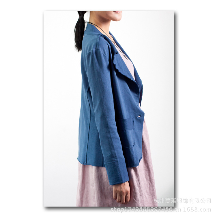 219 散邊西裝-藍色3