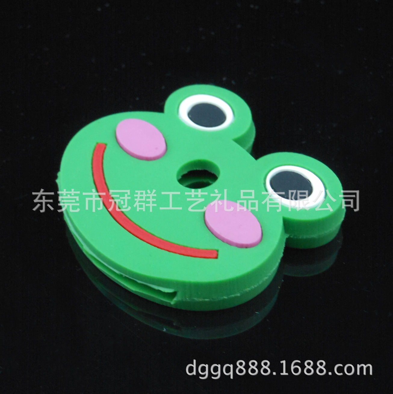 青蛙笑脸钥匙套01