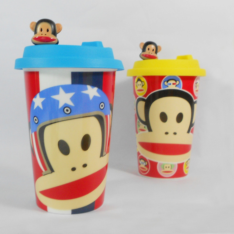 大嘴猴单层杯 创意个性陶瓷水杯 礼品马克杯3