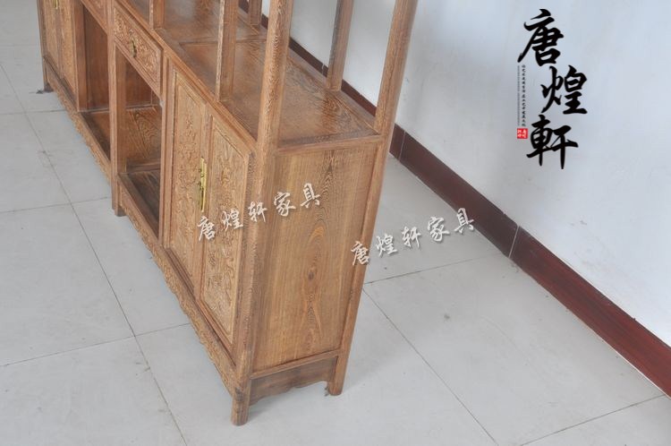 鸡翅木新式博古架 (4)