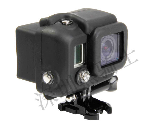 GP98 GoPro配件 Hero3+硅胶套 保护套 黑蓝绿