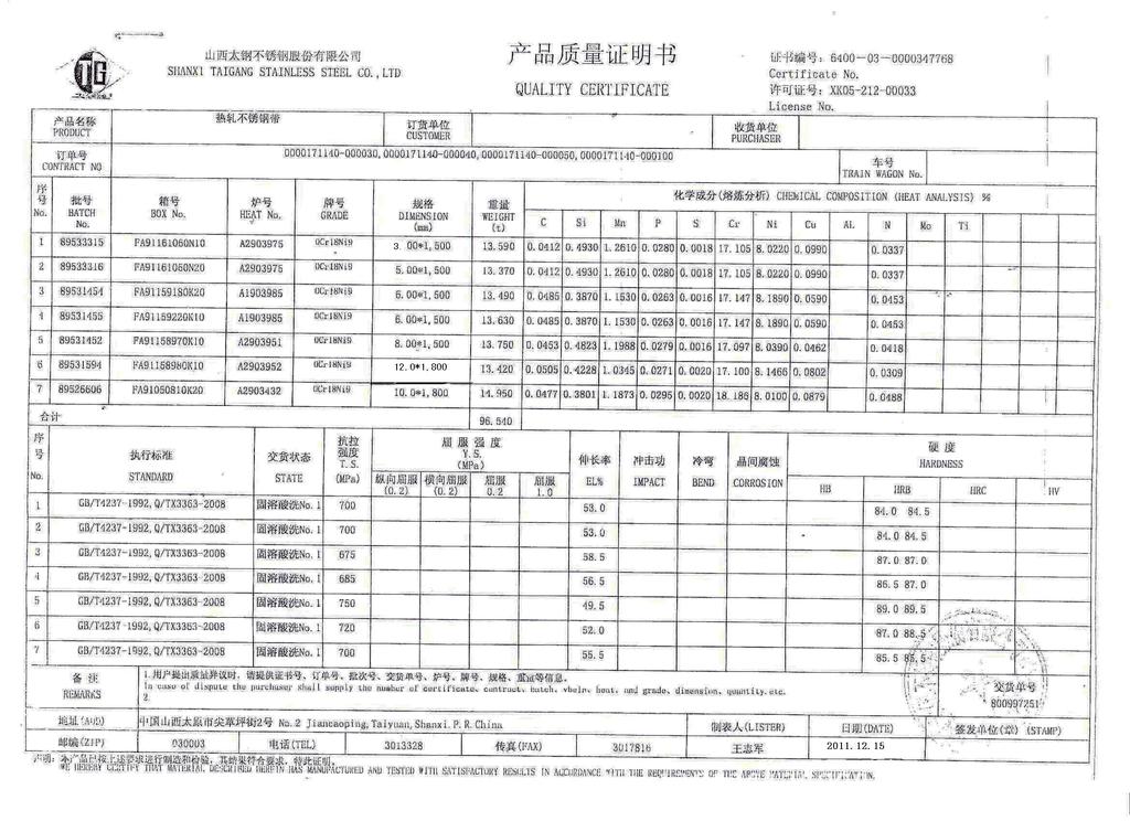 5-6-8-10热轧304太钢