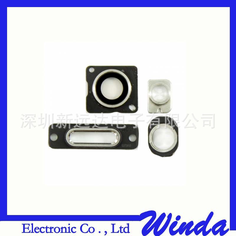 iphone5后盖四件套,iphone5G耳机孔,闪光灯,后像头支架,充电孔
