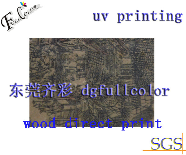 uv ink wood print