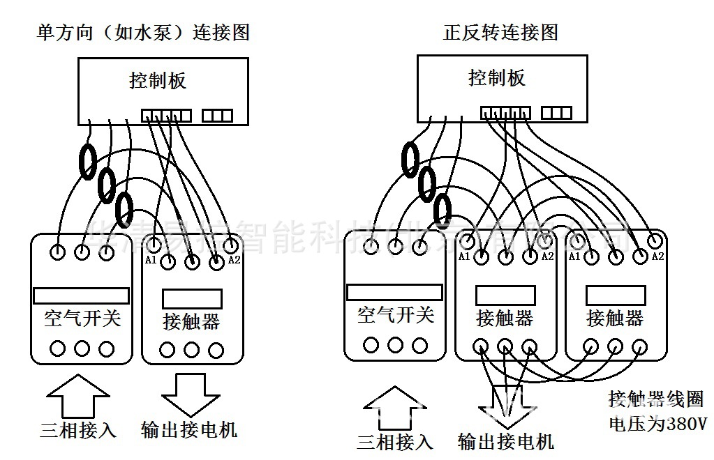 北京三相电机遥控开关 正反转控制板套件详情 - 中国