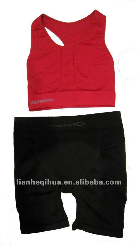 seamless bra and panties set