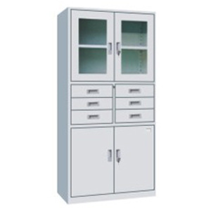 中六斗玻璃器械柜