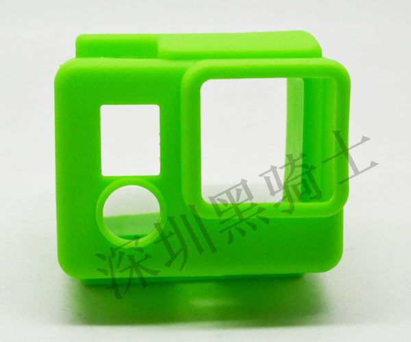 GP98 GoPro配件 Hero3+硅胶套 保护套 黑蓝绿