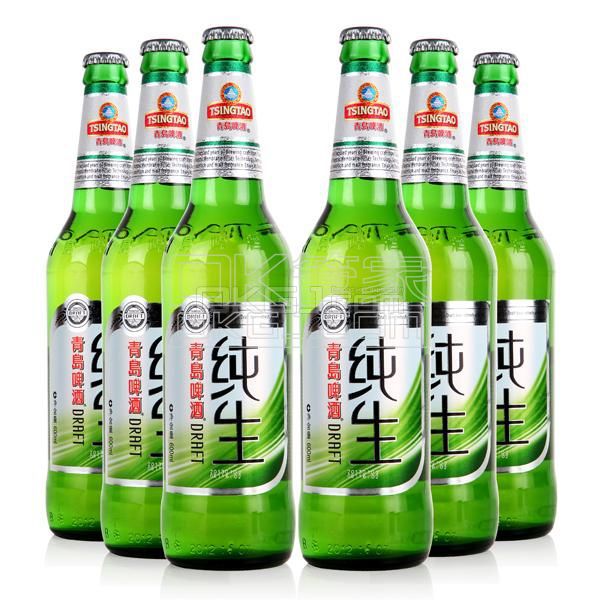 青岛纯生啤酒600ml 口感佳 啤酒 啤酒批发团购 俊歌网