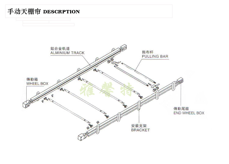 8手动天棚示意图