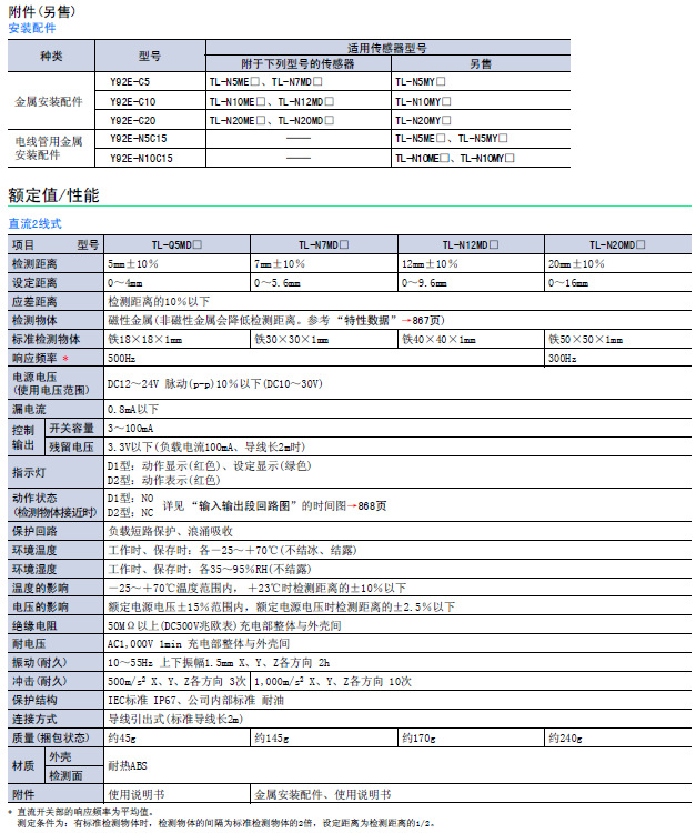 TL -Q接近開關