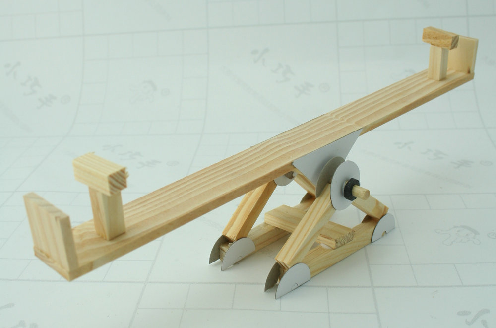 diy益智玩具 教具 科技小制作 手工 跷跷板模型材料