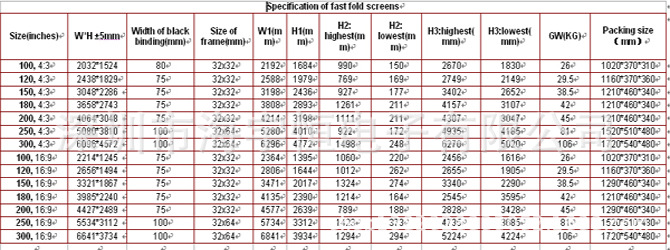 fast fold screen -1-8