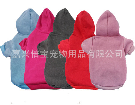 寵物服裝 寵物衣服外套 純色連帽衫 多色可以選擇工廠,批發,進口,代購