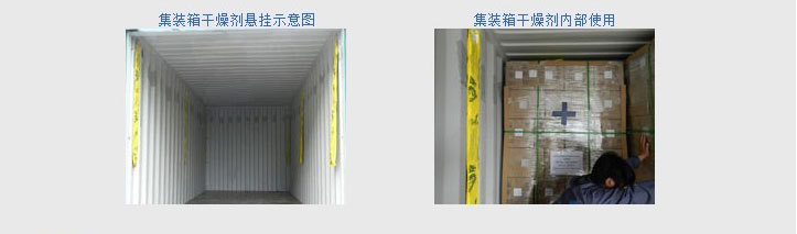 DRY DRAGON集装箱干燥剂使用实例