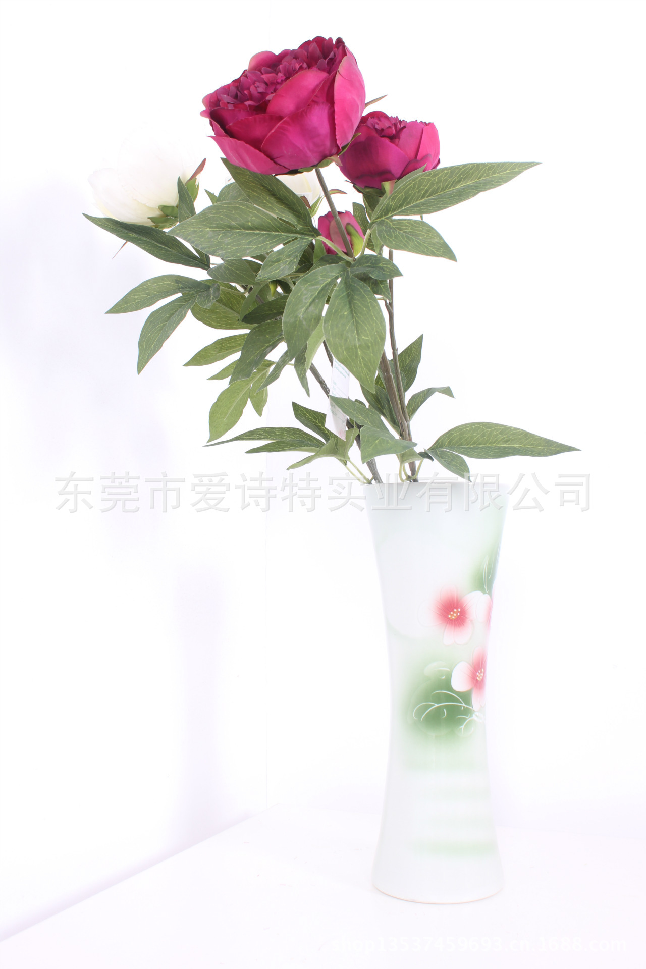 单枝3头牡丹（3-Head Peony）SJB1412