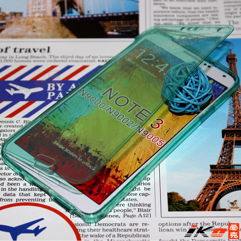 Note 3 透明翻盖 封面