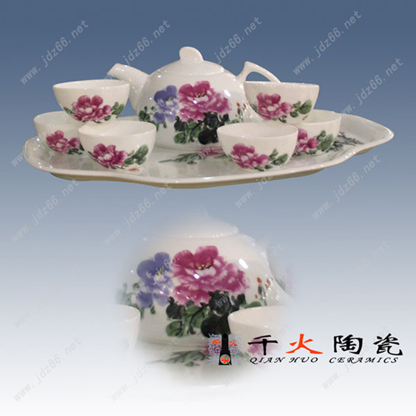 21手绘玉堂富贵异型茶具CJFC00140021E