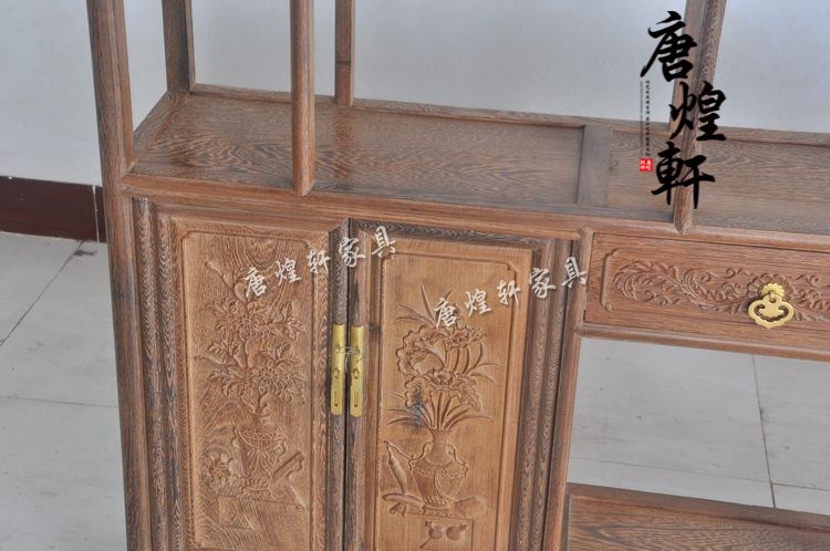 鸡翅木新式博古架 (12)