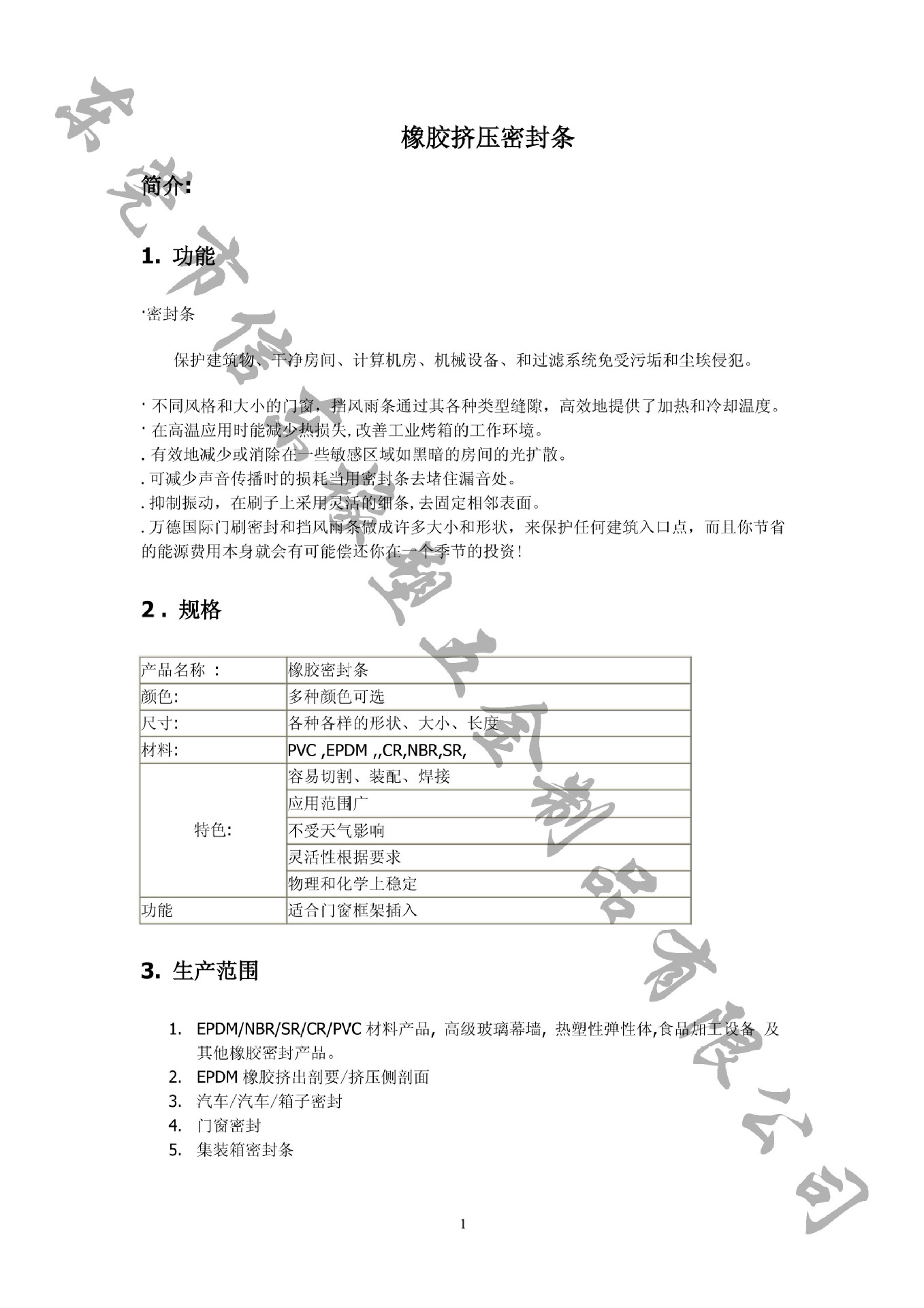 橡胶密封条介绍-1