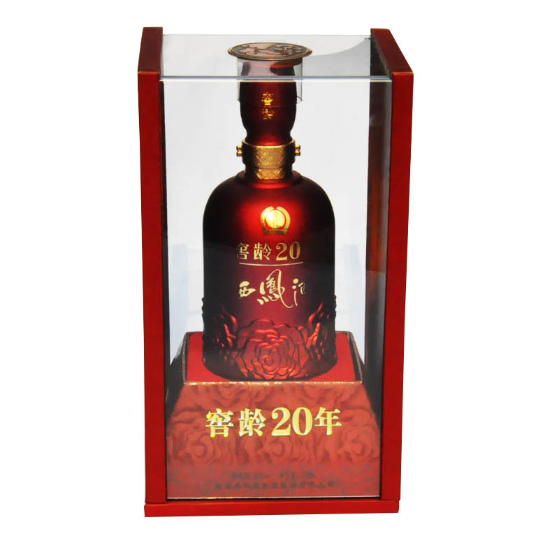 陕西特产 宴请送礼 低价批发西凤窖龄二十年白酒45度500ml 20年