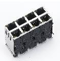RJ45 2x4带灯带弹