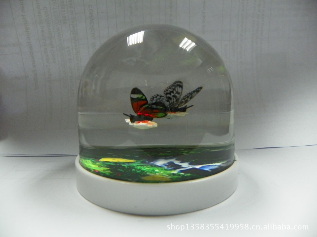 玻璃水球,玻璃内景水球工艺品,七彩玻璃球