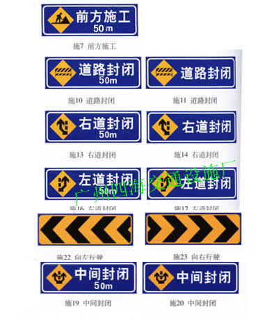 前方施工0