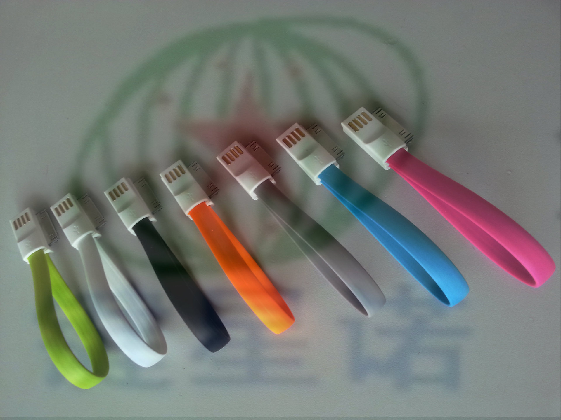 USB磁铁线，新款彩色线